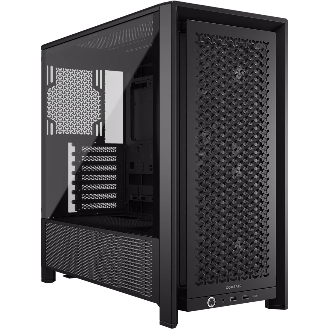 CORSAIR FRAME 4000D RS Black Mid-Tower PC Case, Reverse Connector Motherboard Support, 3x RS120 Fans, 430mm GPU Space | CC-9011312-WW – Buy Online