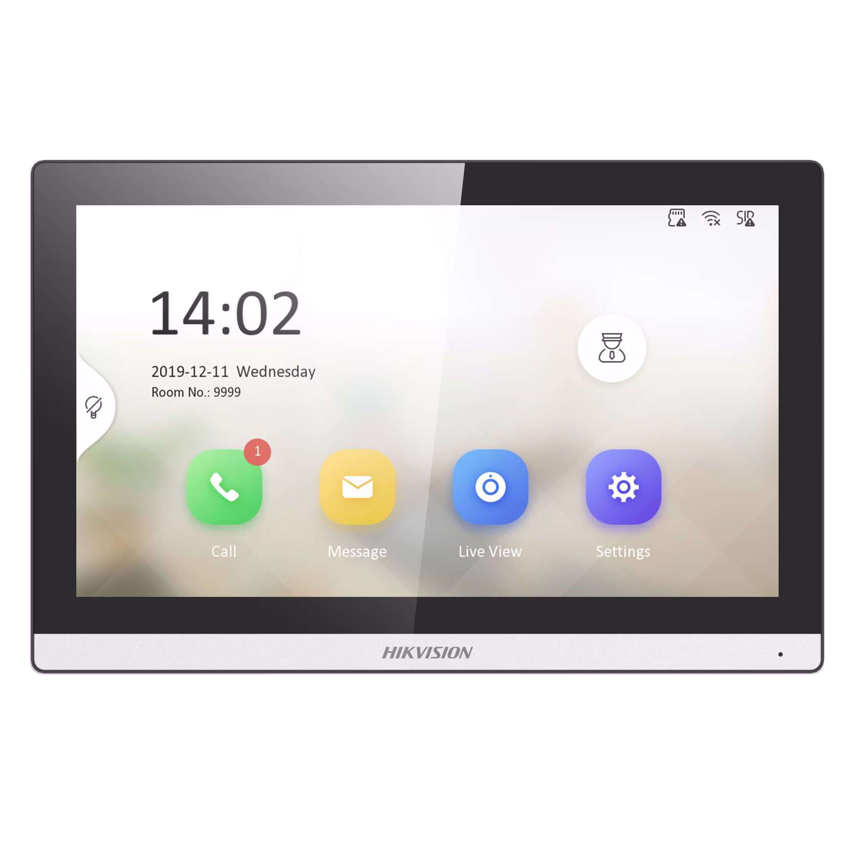 Hikvision DS-KH6350-WTE1 KH6 Series IP Indoor Station, 7-inch 1024x600 Touchscreen, Wi-Fi & PoE, Hik-Connect Mobile Control – Buy Online