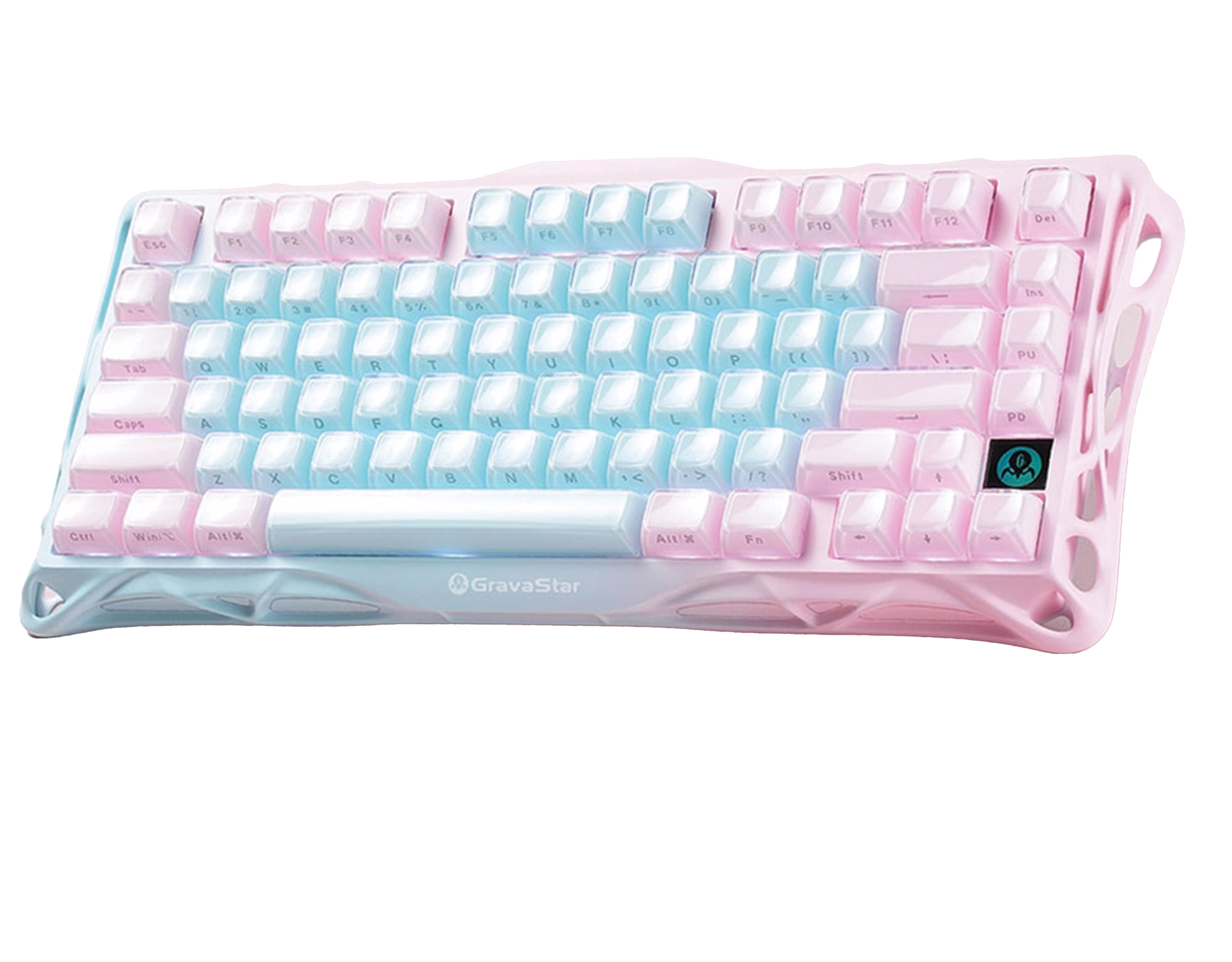 GravaStar K1 Lite 75% Wireless Mechanical Gaming Keyboard – Aurora Mist, Tri-Mode Connectivity, Hot-Swappable, RGB, Aurora Mist | K1 Lite – Buy Online