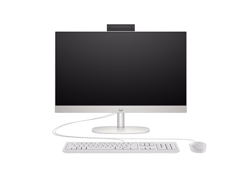 HP ProOne 240 G10 All-in-One PC | Intel Core i7-1355U, 16GB RAM, 512GB SSD, 23.8" FHD IPS, 5MP Camera, Wi-Fi 6, DOS (No Pre-installed OS), White | 9M9H5AT#BH5 – Buy Online