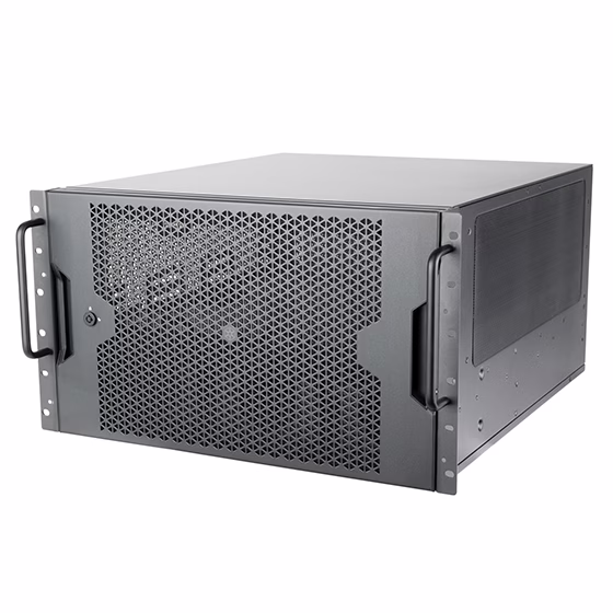 SilverStone RM61-312 6U Rackmount Server Chassis, Supports E-ATX/SSI-EEB, 12x Hot-Swap HDD Trays, Triple 360mm Radiator Support, Dual PSU | RM61-312 – Buy Online