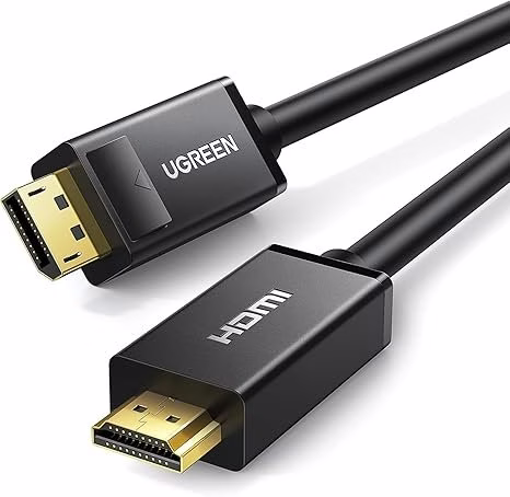 UGREEN DisplayPort to HDMI 4K 30Hz Cable, 3-Meter DP101, Male to HDMI Male Adapter Cable, Gold-Plated |10203B – Buy Online