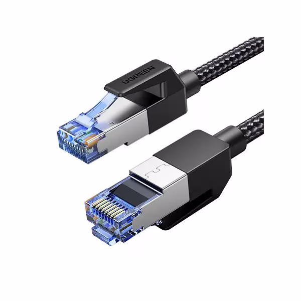 UGREEN Cat8 Shielded Ethernet Cable 5M, 2000MHz 40Gbps Braided Network Cable, RJ45 Modular Plugs | NW153-80433B – Buy Online