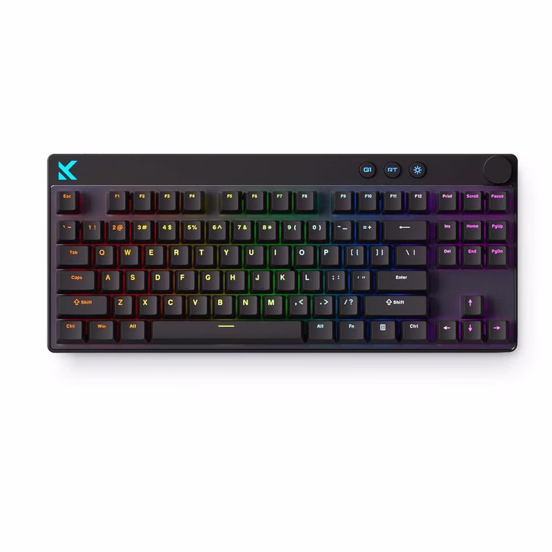 MCHOSE Mix 87 Hall Effect Magnetic Gaming Keyboard, 8KHz Polling, 256K Scan Rate, & Mount Tai Magnetic GT Switches, Black | Mix87 HE – Buy Online