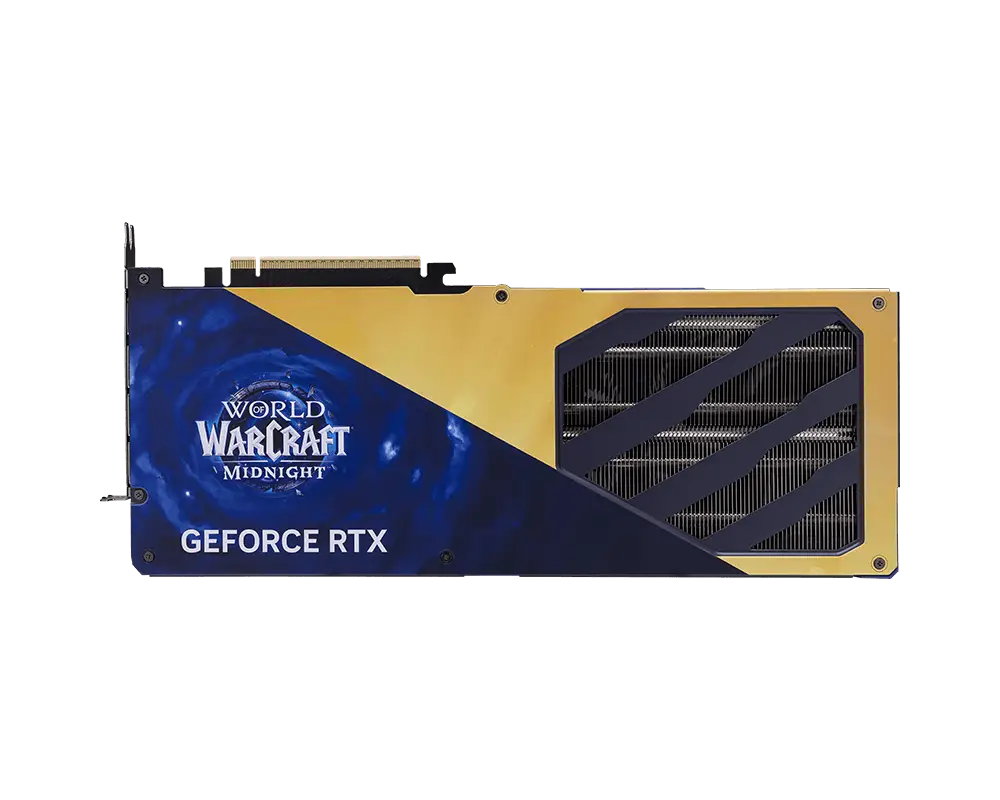 MSI NVIDIA GeForce RTX 5070 12G World of Warcraft MIDNIGHT VOID EDITION OC Graphics Card, 12GB GDDR7, PCIe 5.0, 28 Gbps 192-bit, 6144 CUDA CORES Units | 912-V532-255 thumbnail 12