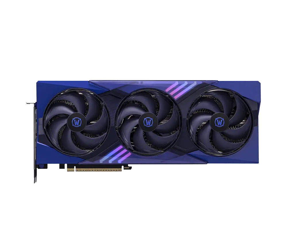 MSI NVIDIA GeForce RTX 5070 12G World of Warcraft MIDNIGHT VOID EDITION OC Graphics Card, 12GB GDDR7, PCIe 5.0, 28 Gbps 192-bit, 6144 CUDA CORES Units | 912-V532-255 thumbnail 14