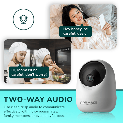 Promage Connect Speed 25Q 4MP WiFi Indoor PTZ Camera, 2K Dual-Band WiFi, Human Detection, 350° Pan/Tilt | AWP013218 thumbnail 4