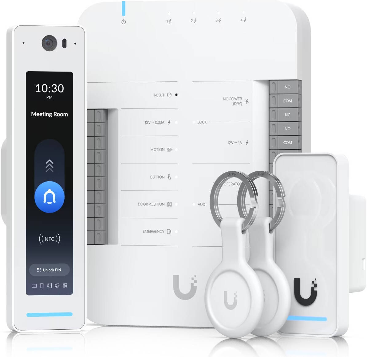 Ubiquiti UniFi Access G3 Starter Kit Pro, Complete Door Access Control System, White | UA-G3-SK-Pro image