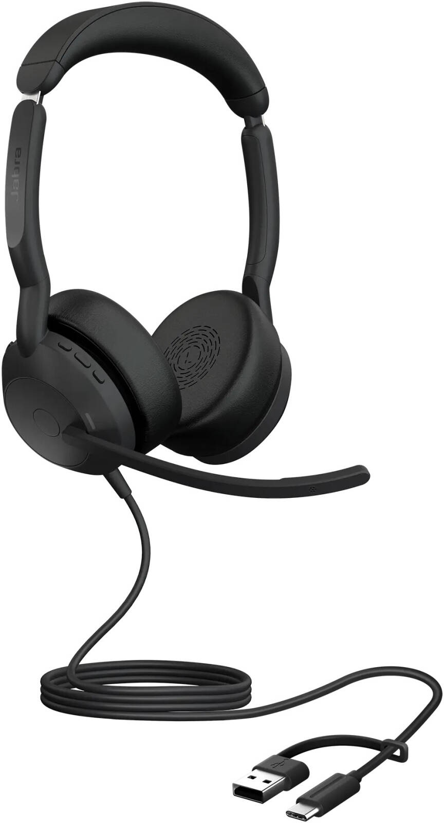 Jabra Evolve2 50 MS Stereo Wired Headset, USB-C and USB-A Connectivity, Microsoft Teams Certified, Active Noise Cancellation | 25089-999-799 – Buy Online